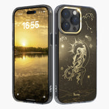 Naciey Zodiac Sign Phone Case, Cancer Phone Case for iPhone 14 Pro Max, Using High-Quality TPU Material, Metal Buttons and Camera Frame, Oil-Repellent and Fingerprint-Proof, Ideal for those who pursue fashion and functionality.