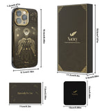 Naciey Zodiac Sign Phone Case, Gemini Phone Case for iPhone 14 Pro Max, Using High-Quality TPU Material, Metal Buttons and Camera Frame, Oil-Repellent and Fingerprint-Proof, Ideal for those who pursue fashion and functionality.